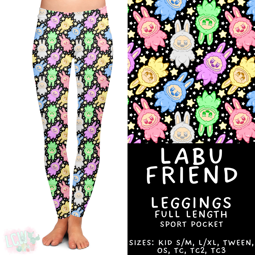 Batch #454 - Cool Characters 10 - Closes 11/26 - ETA mid Jan - Labu Friend Full Length Leggings