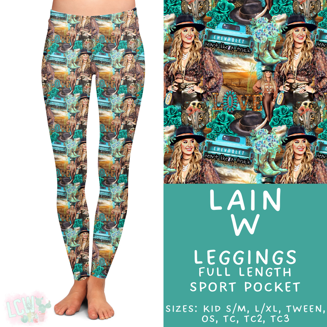 Ready to Ship Lain W Full Length Leggings - Sport Pocket TC2