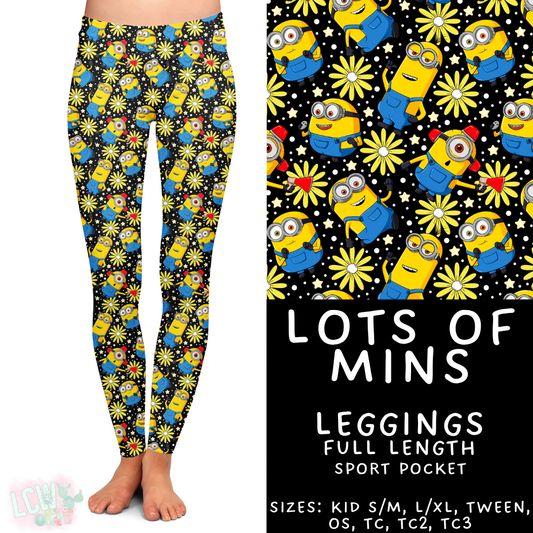 Batch #454 - Cool Characters 10 - Closes 11/26 - ETA mid Jan - Lots of Mins Full Length Leggings