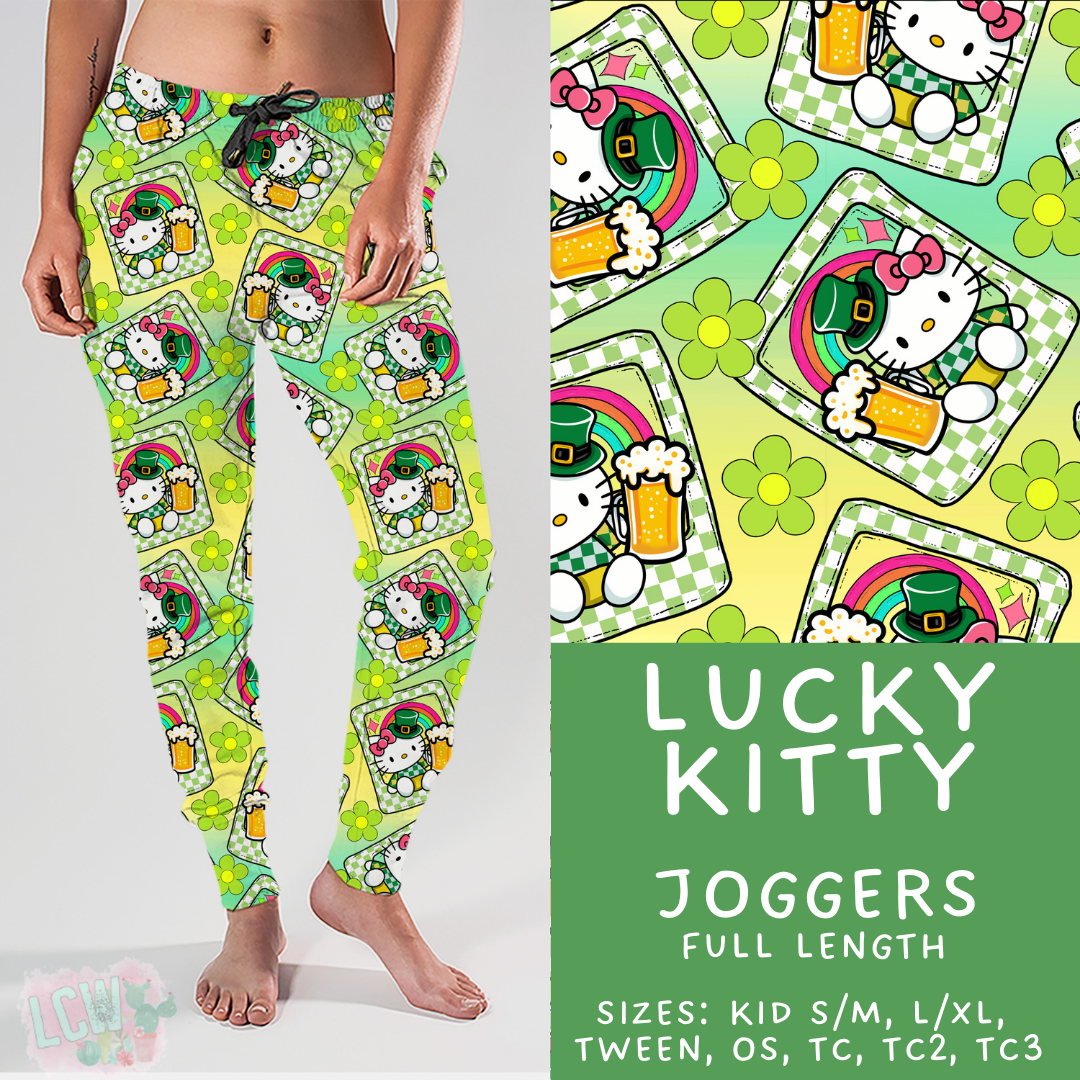 Batch #463 - Magical Characters Lucky - Closes 12/15 - ETA early Feb - Lucky Kitty Joggers