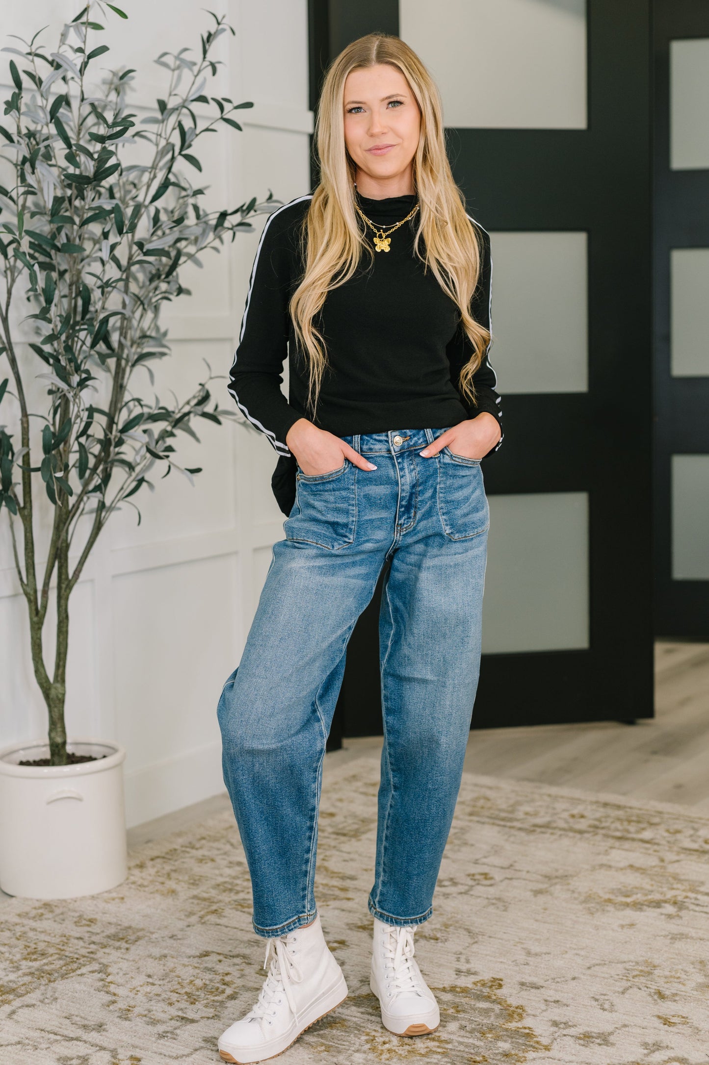 Live Fast High Neck Pullover