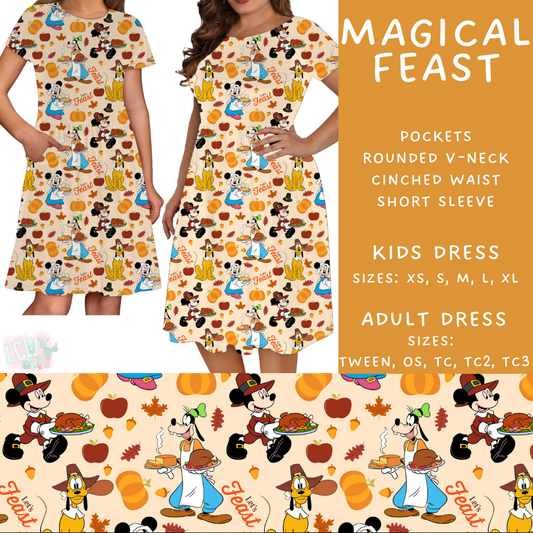 Batch #404 - Magical Fall 2 - Closes 8/29 - ETA mid/late October - Magical Feast Womens & Girls Dresses