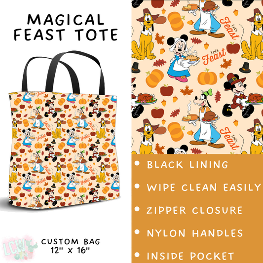 Batch #404 - Magical Fall 2 - Closes 8/29 - ETA mid/late October - Magical Feast Tote