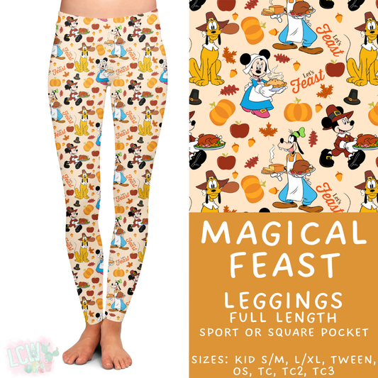 Batch #404 - Magical Fall 2 - Closes 8/29 - ETA mid/late October - Magical Feast Full Length Leggings