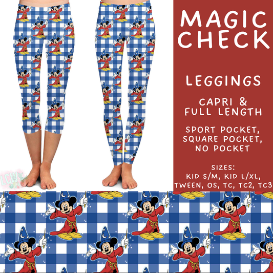 Batch #548 - May Request Run - Closes 6/26 - ETA late August - Magic Check Full and Capri Length Leggings