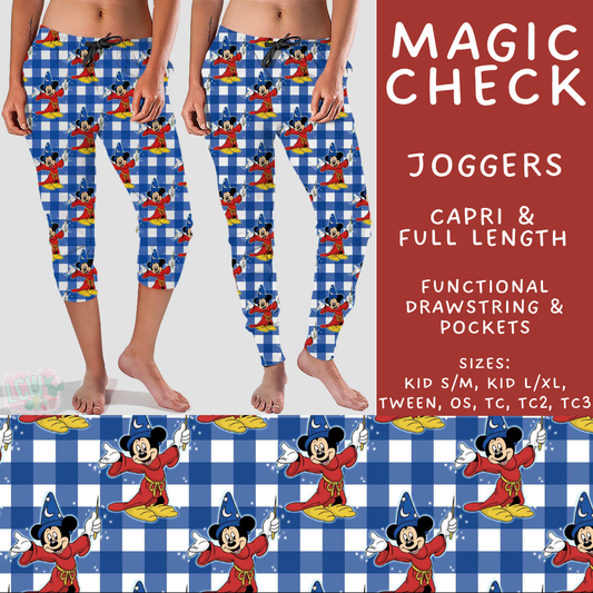 Batch #548 - May Request Run - Closes 6/26 - ETA late August - Magic Check Full and Capri Length Joggers