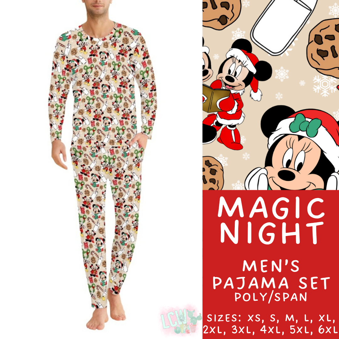 Batch #430 - Magical Christmas Family Pajamas - Closes 10/15 - ETA late Nov - Magic Night Men's Pajama Set