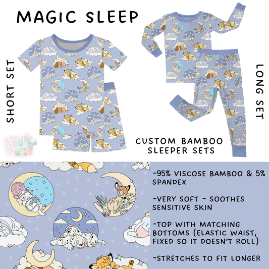 Ready to Ship - Magic Sleep Bamboo Long Sleeper Set - 5T