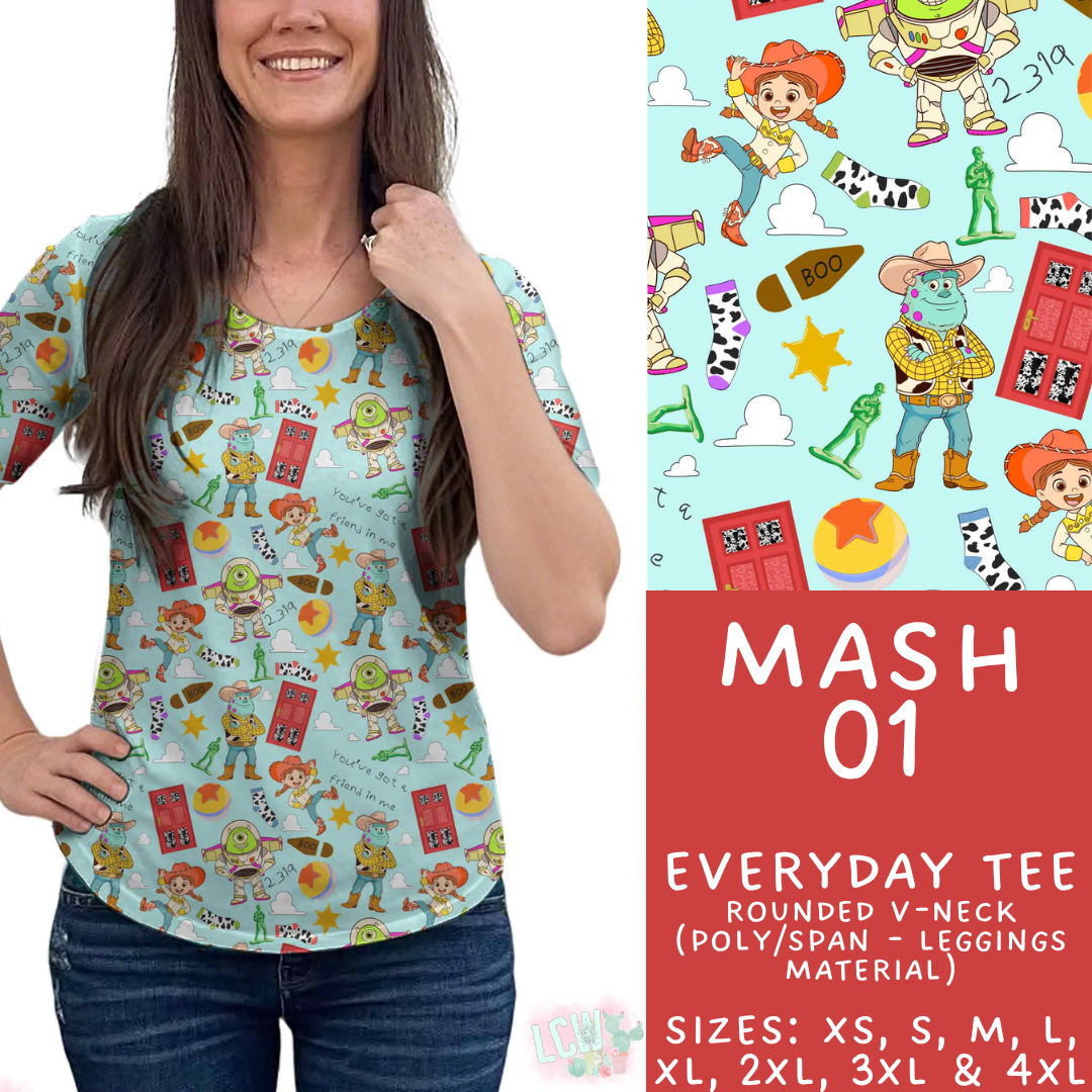 Batch #546 - Character Mash - Closes 6/22 - ETA late August - Mash 01 Everyday Tee