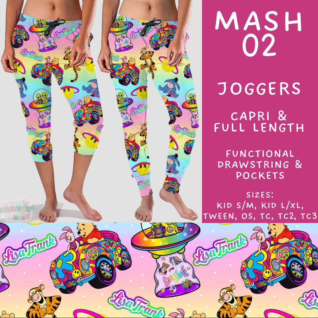 Batch #546 - Character Mash - Closes 6/22 - ETA late August - Mash 02 Full and Capri Length Joggers