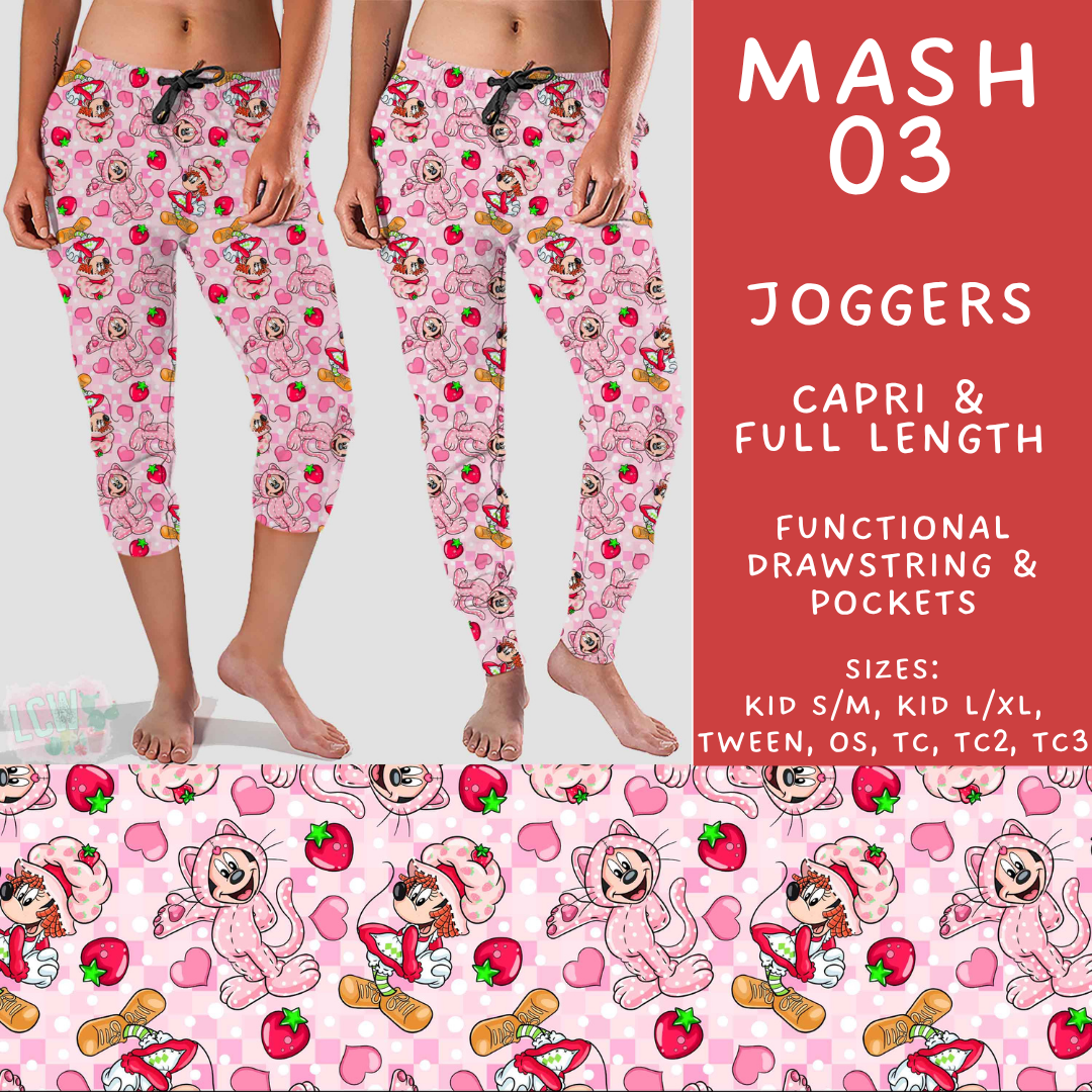 Batch #546 - Character Mash - Closes 6/22 - ETA late August - Mash 03 Full and Capri Length Joggers