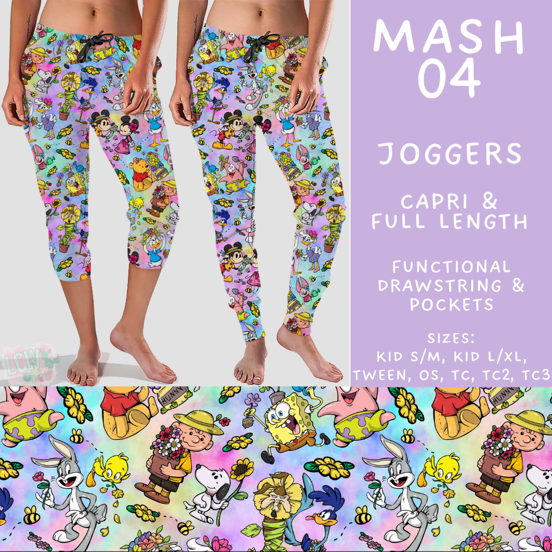 Batch #546 - Character Mash - Closes 6/22 - ETA late August - Mash 04 Full and Capri Length Joggers