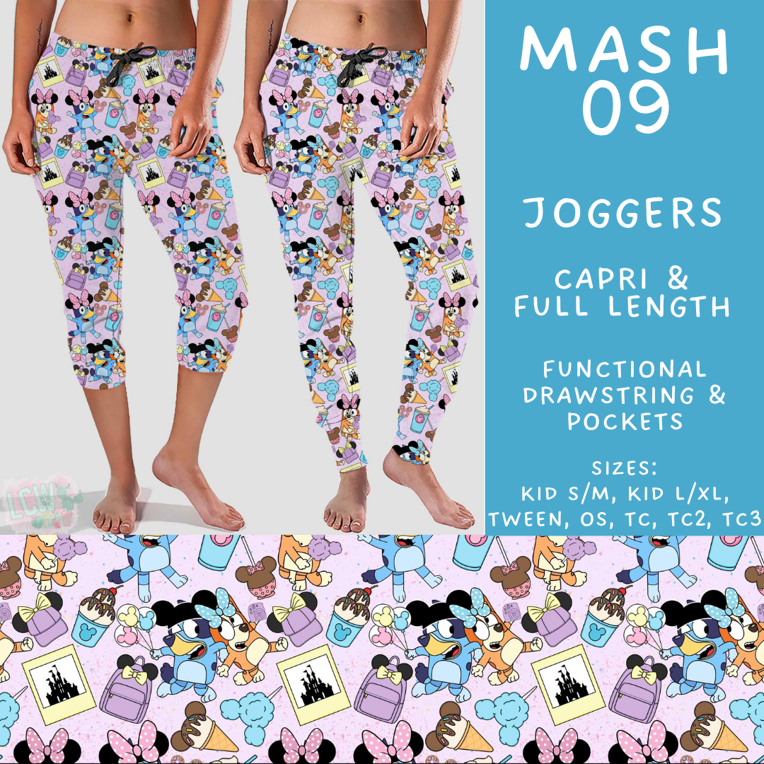 Batch #546 - Character Mash - Closes 6/22 - ETA late August - Mash 09 Full and Capri Length Joggers