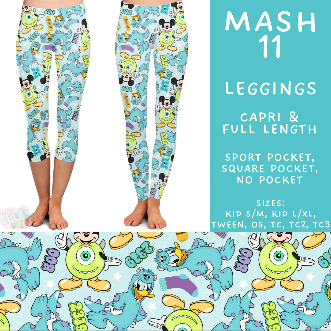 Batch #546 - Character Mash - Closes 6/22 - ETA late August - Mash 11 Full and Capri Length Leggings