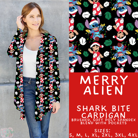 Batch #434 - Magical Christmas - Closes 10/22 - ETA early Dec - Merry Alien Cardigan