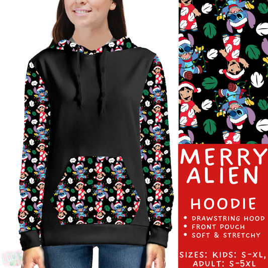 Batch #434 - Magical Christmas - Closes 10/22 - ETA early Dec - Merry Alien Hoodie