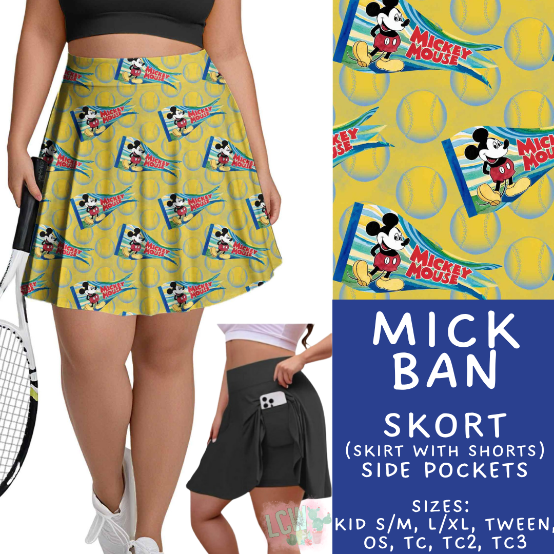 Batch #542 - Pennant Banner Collection - Closes 6/12 - ETA mid August - Mick Ban Skort