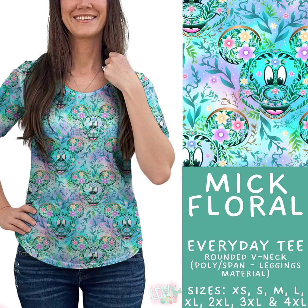 Batch #541 - Magical Faves 21 - Closes 6/10 - ETA mid August - Mick Floral Everyday Tee
