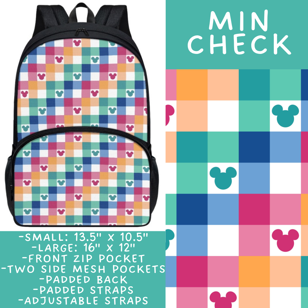 Batch #545 - Back to School 3 - Closes 6/19 - ETA early/mid August - Min Check Backpacks