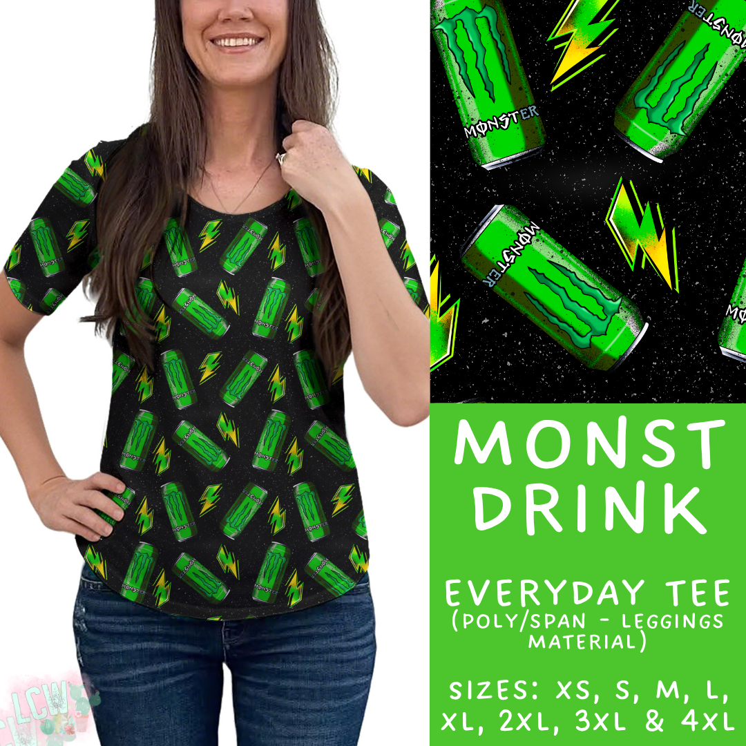 Batch #370 - Fun Run 12 - Closes 7/8 - ETA early Sept - Monst Drink Everyday Tee