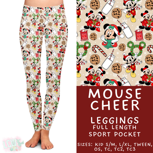 Batch #434 - Magical Christmas - Closes 10/22 - ETA early Dec - Mouse Cheer Full Length Leggings