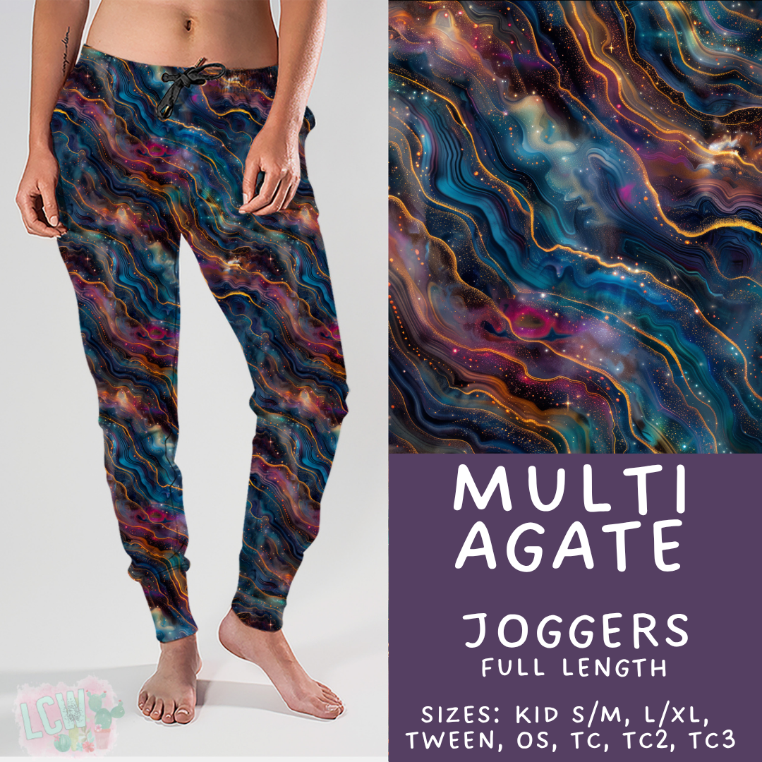 Ready to Ship - Multi Agate Joggers - OS