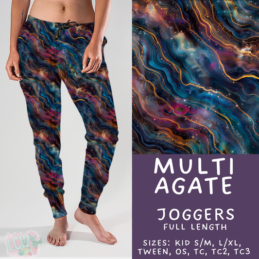 Ready to Ship - Multi Agate Joggers - OS
