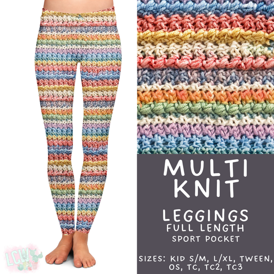 Batch #461 - October Request Run - Closes 12/9 - ETA late Jan - Multi Knit Full Length Leggings