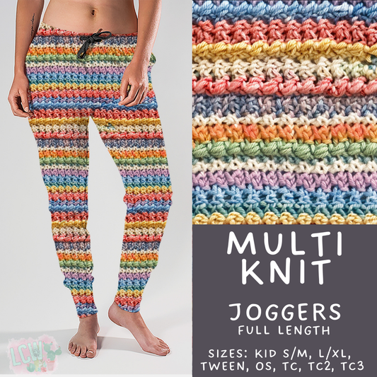 Batch #461 - October Request Run - Closes 12/9 - ETA late Jan - Multi Knit Joggers