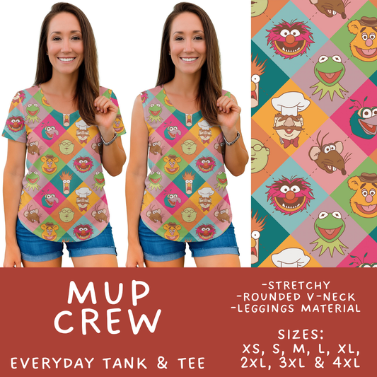 Batch #555 - Cool Characters 7 - Closes 7/13 - ETA mid Sept - Mup Crew Everyday Tank & Tee