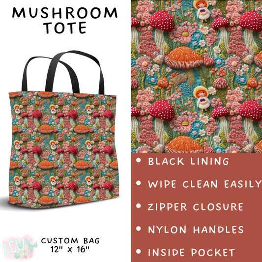 Batch #347 - Fun Run 11 - Closes 5/29 - ETA mid/late July - Mushroom Tote