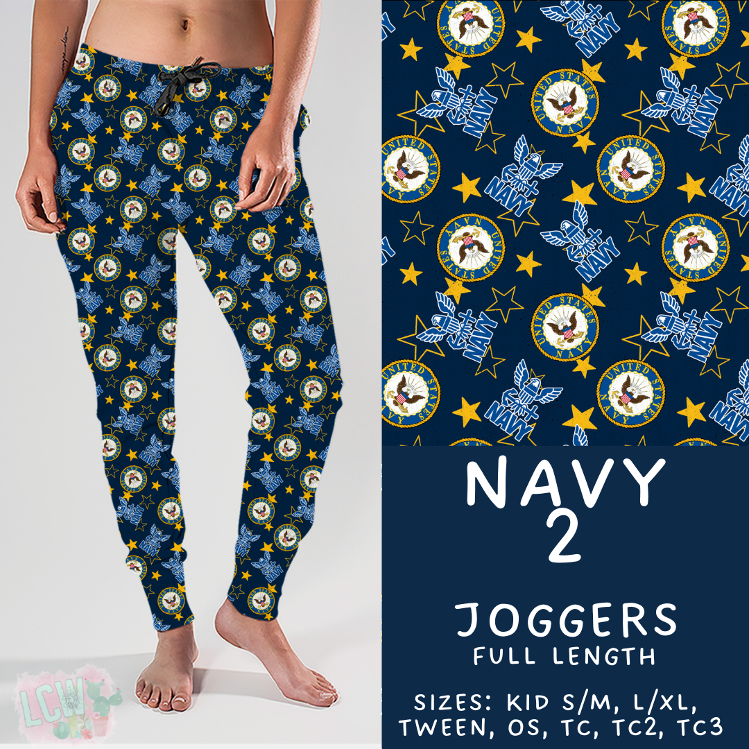 Ready to Ship - Navy 2 Joggers - TC