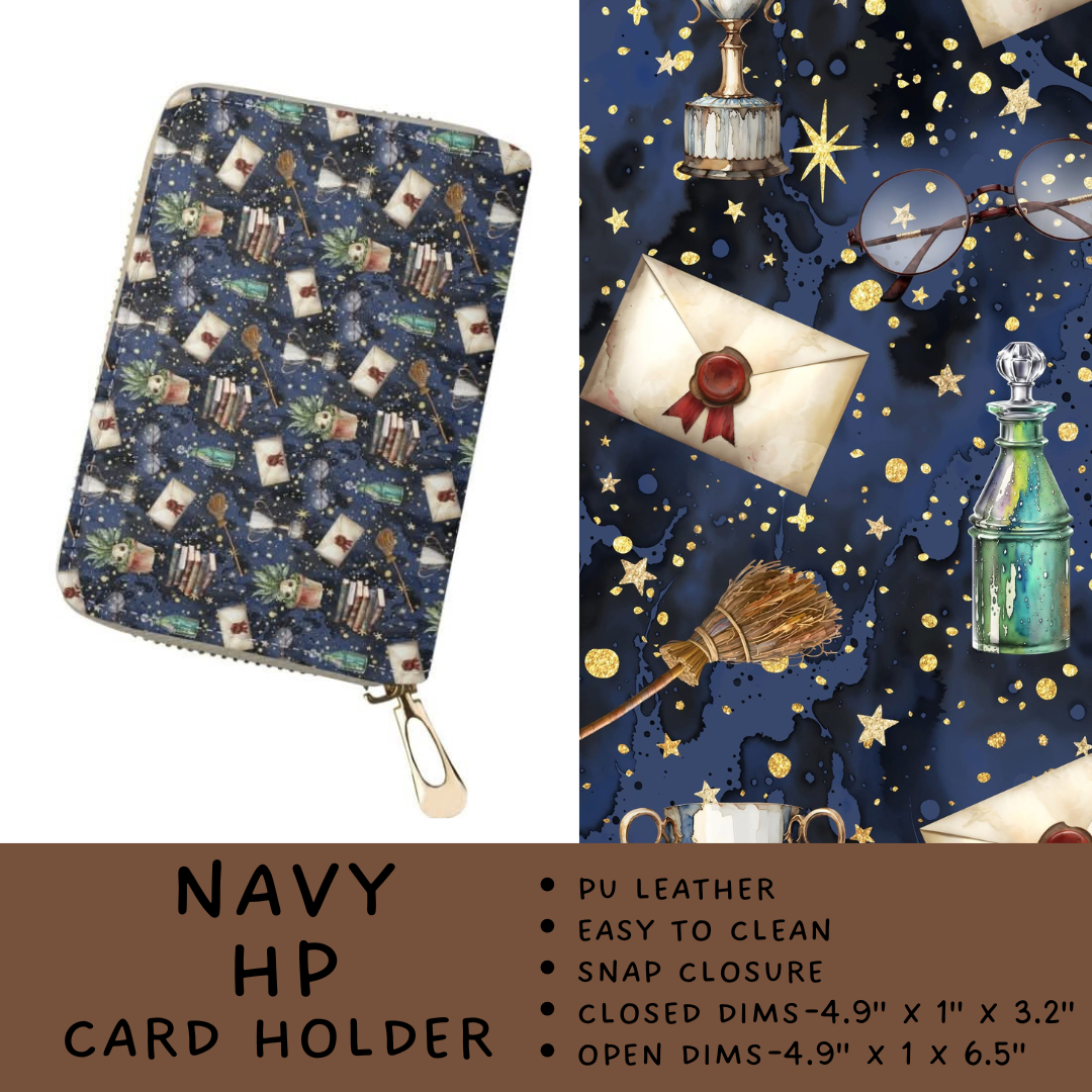 Batch #265 - Card Holders & Foldable Wallets - Closes 1/1 - ETA mid Feb - Navy HP Card Holder