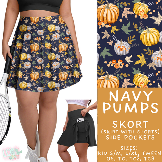 Batch #407 - Fall Fun 2 - Closes 9/4 - ETA mid/late October - Navy Pumps Skort