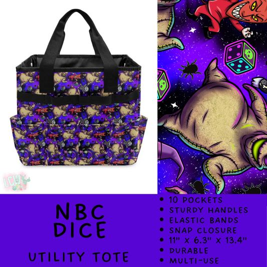 Batch #535 - Utility Tote - Closes 5/27 - ETA late July - NBC Dice Utility Tote