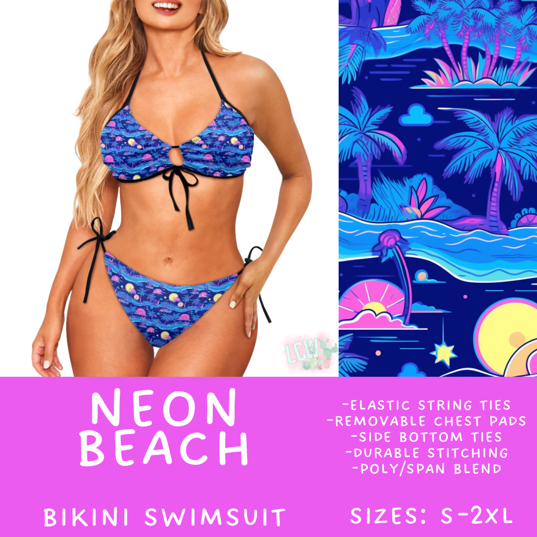 Batch #543 - Pool Party 2 - Closes 6/15 - ETA early/mid August - Neon Beach Women's 2 Piece Bikini