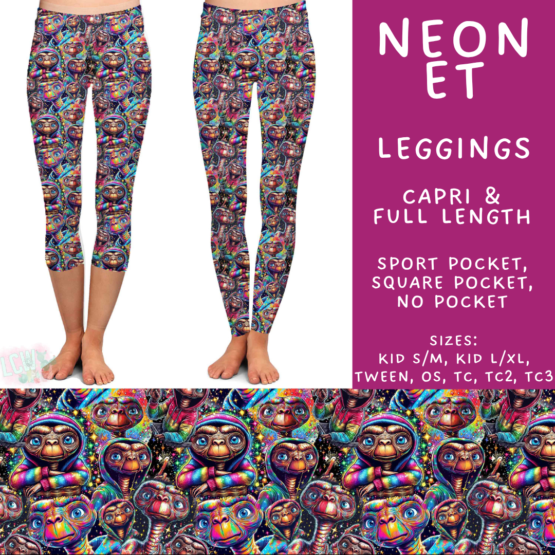 Batch #548 - May Request Run - Closes 6/26 - ETA late August - Neon ET Full and Capri Length Leggings