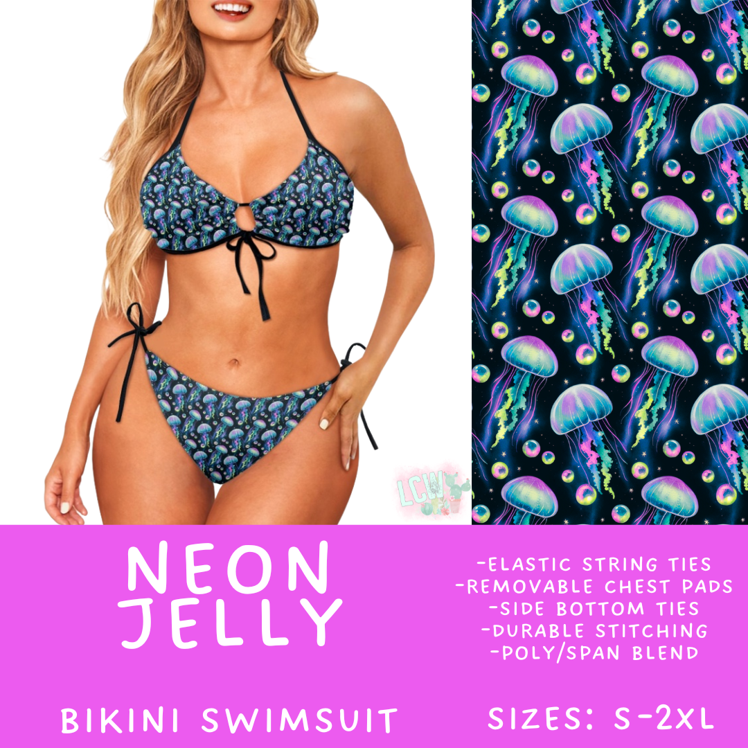 Batch #543 - Pool Party 2 - Closes 6/15 - ETA early/mid August - Neon Jelly Women's 2 Piece Bikini