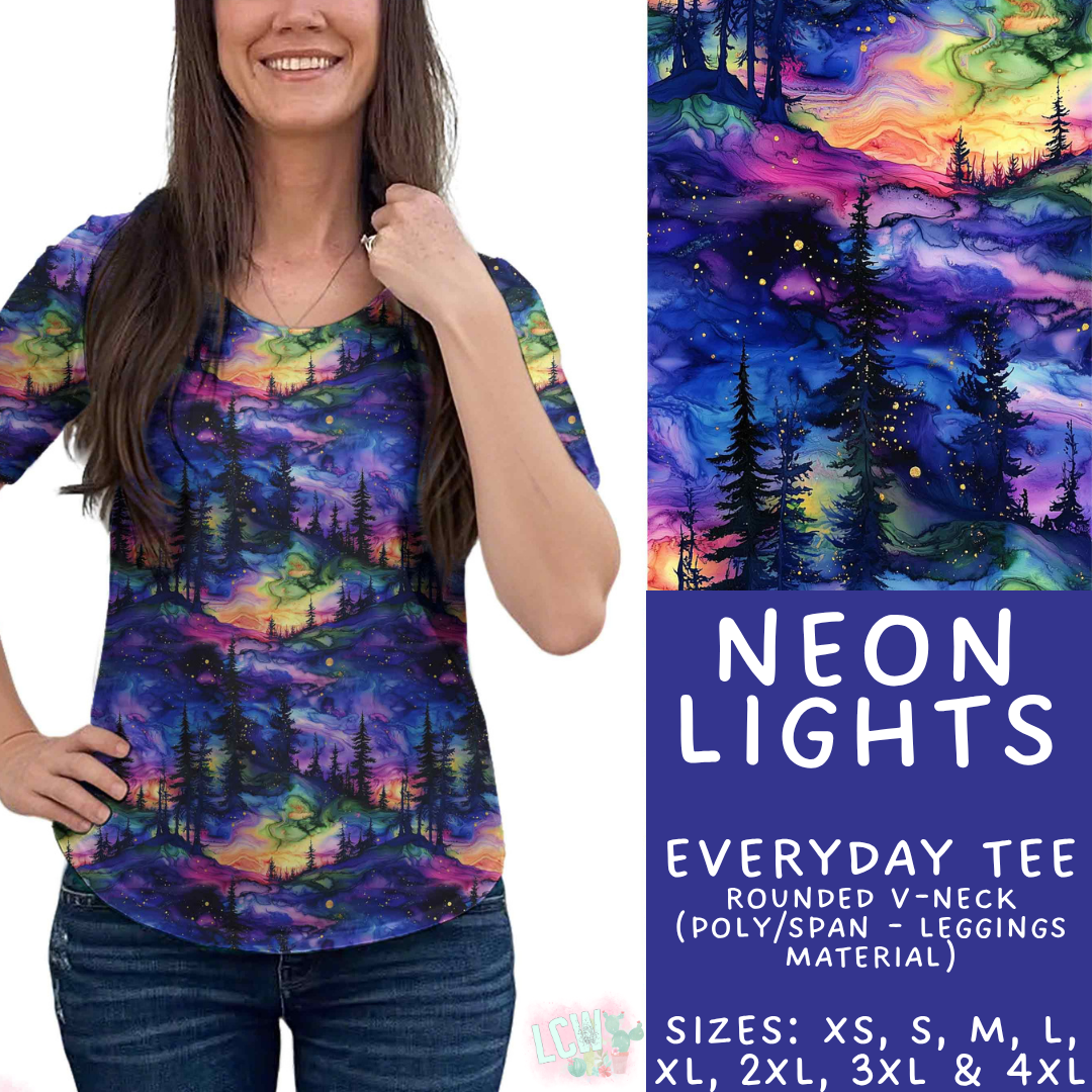 Batch #548 - May Request Run - Closes 6/26 - ETA late August - Neon Lights Everyday Tee