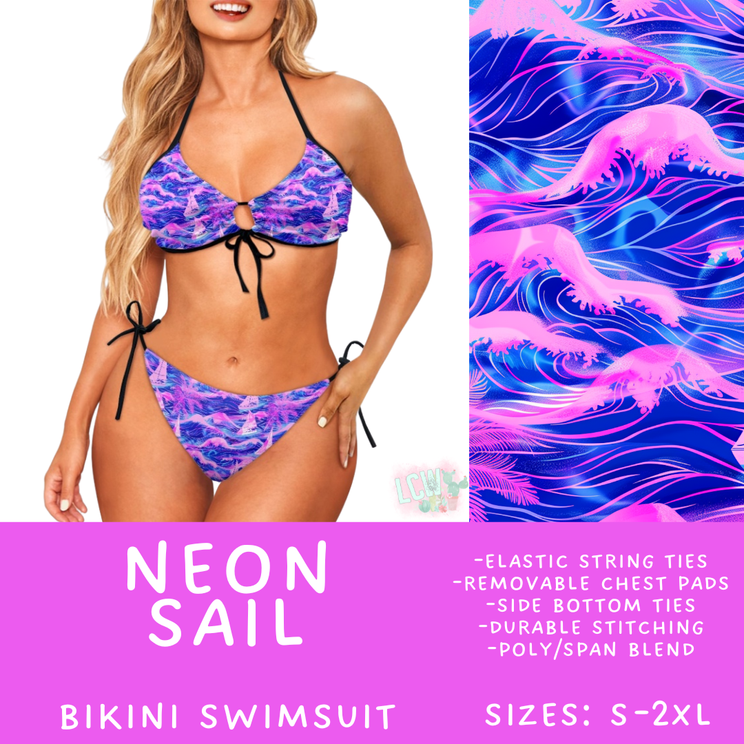 Batch #543 - Pool Party 2 - Closes 6/15 - ETA early/mid August - Neon Sail Women's 2 Piece Bikini