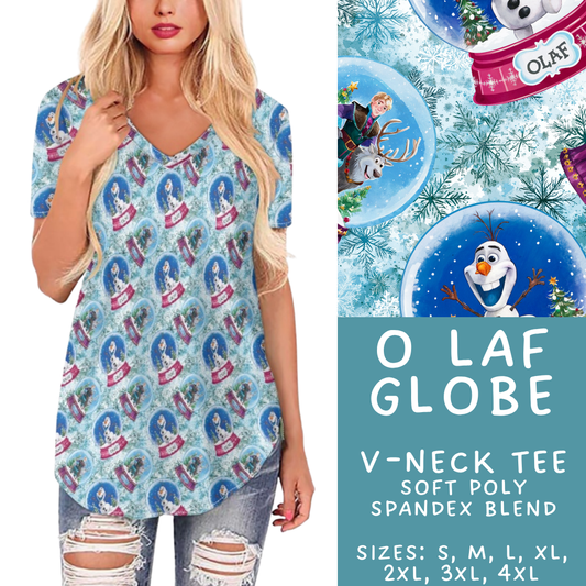 Batch #432 - Winter Globes - Closes 10/17 - ETA early December - O Laf Globe V-Neck Tee