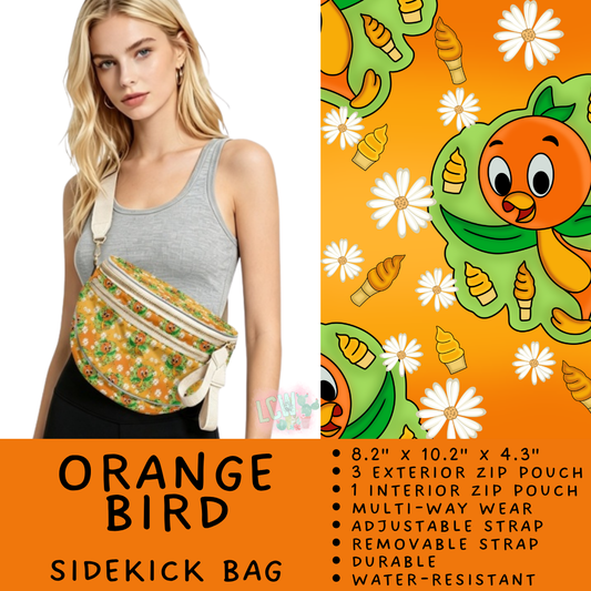 Batch #579 - Sidekick Bags 2 - Closes 9/2 - ETA early November - Orange Bird Sidekick Bag