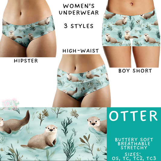 Ready to Ship Otter Women's Underwear - TC Boy Short