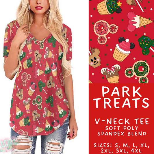 Batch #434 - Magical Christmas - Closes 10/22 - ETA early Dec - Park Treats V-Neck Tee