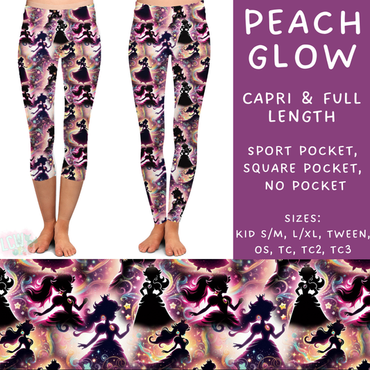 Ready To Ship - Peach Glow Full Leggings - Sport TC2