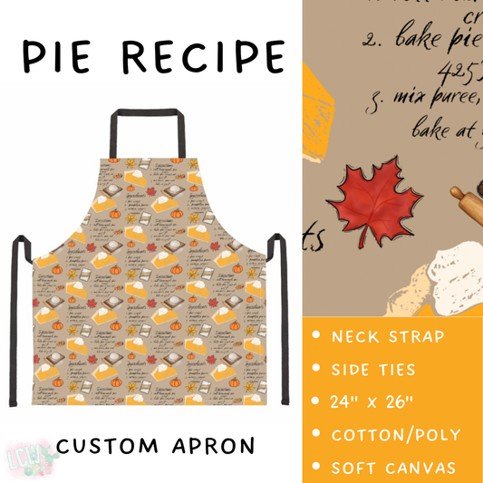 Batch #405 - Oh My Gourd, Let's Bake! - Closes 9/1 - ETA mid/late October - Pie Recipe Apron