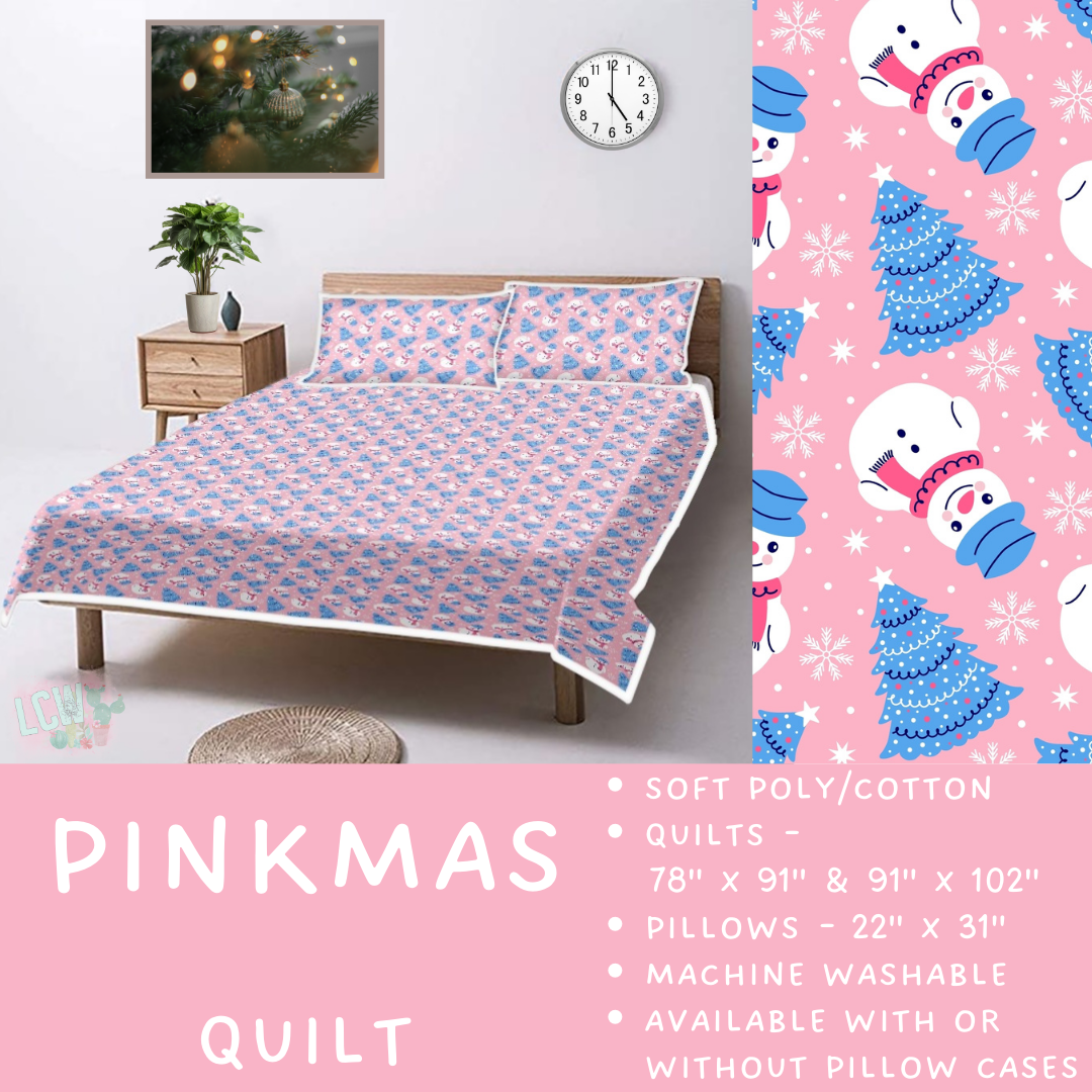 Batch  #410 - Cozy Quilts - Closes 9/10 - ETA late October - Pinkmas Quilt