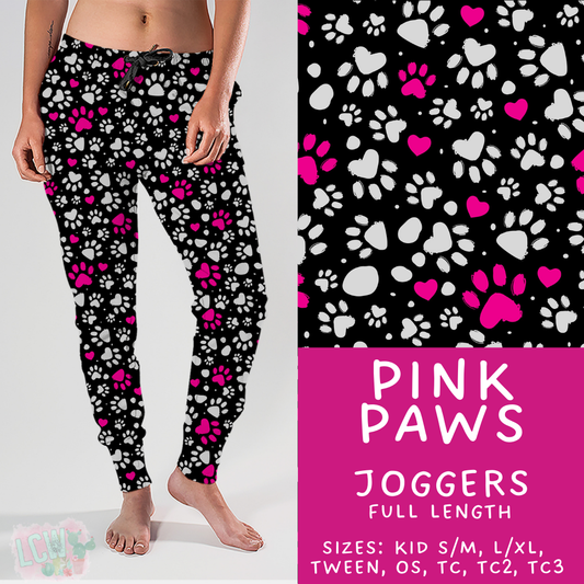 Batch #408 - Fun Run 14 - Closes 9/5 - ETA mid/late October - Pink Paws Joggers