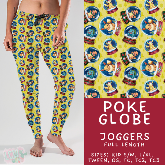 Batch #432 - Winter Globes - Closes 10/17 - ETA early December - Poke Globe Joggers