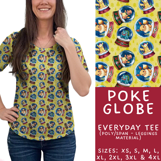 Batch #432 - Winter Globes - Closes 10/17 - ETA early December - Poke Globe Everyday Tee